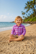 Load image into Gallery viewer, Harper_Plaid_Long_Sleeve_Button_Down_Shirt_RuffleButts_+_RuggedButts_2AP0300_00_P0920_3T000_1
