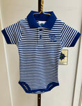 Load image into Gallery viewer, Striped Polo Bodysuit
