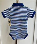 Load image into Gallery viewer, Striped Polo Bodysuit
