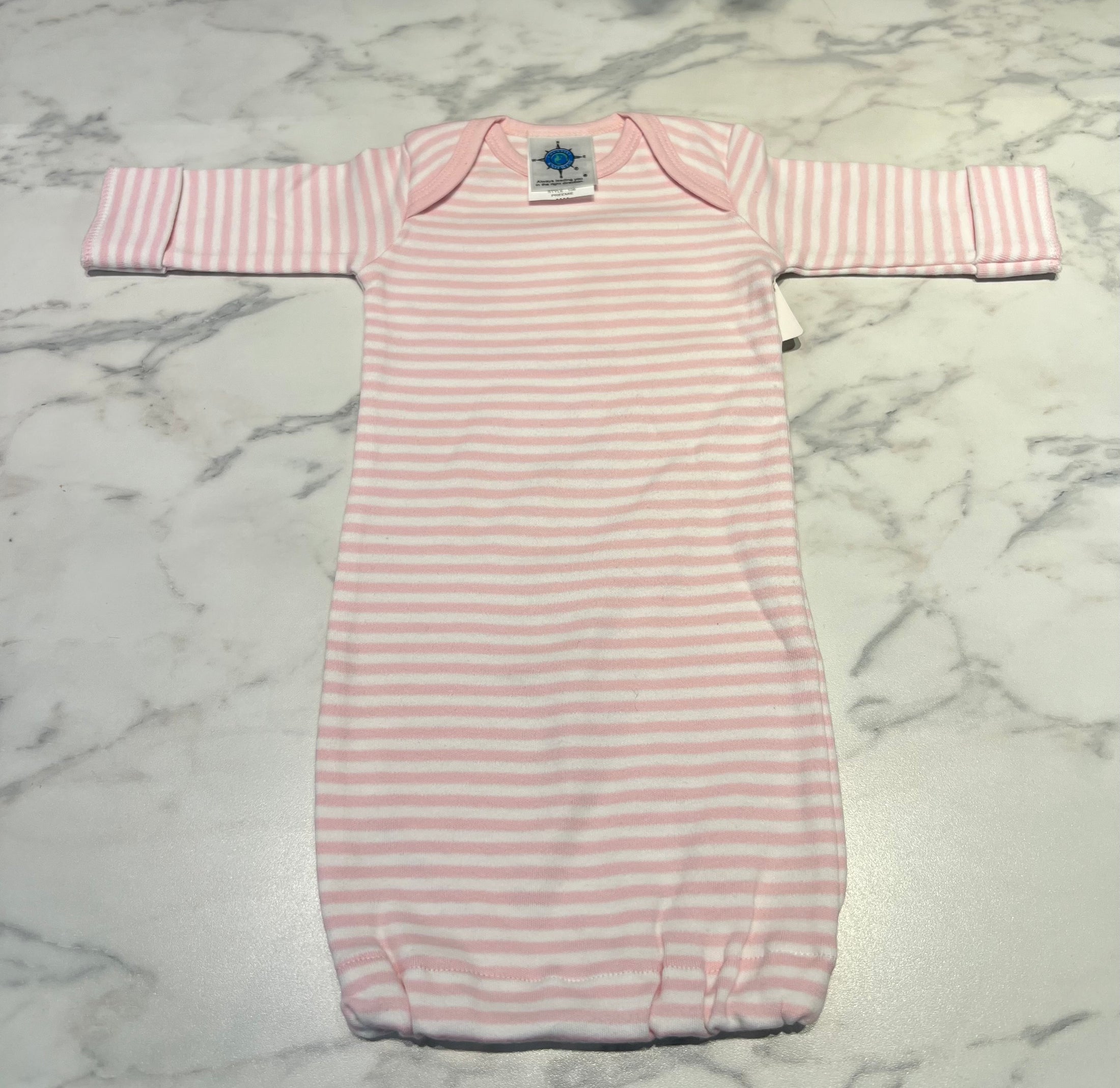 Preemie Stripe Gown