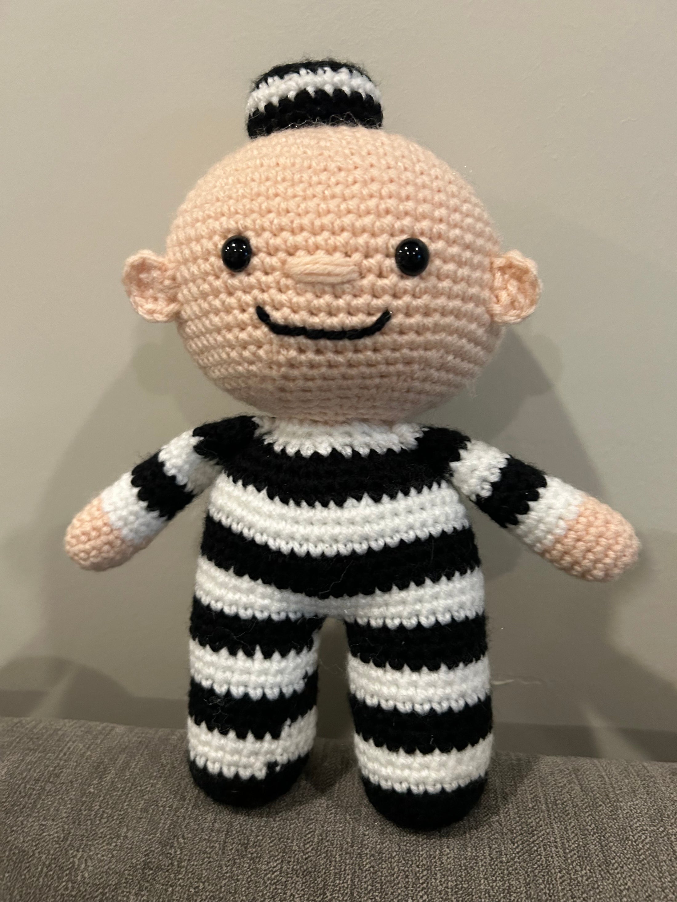 Jailbird Crochet Toy