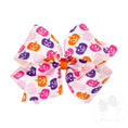 Load image into Gallery viewer, Medium Halloween Print Grosgrain Hair Bow
