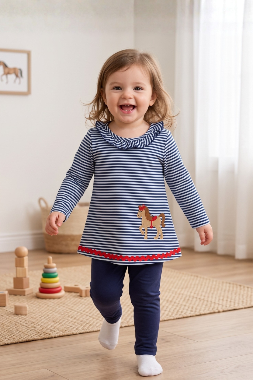Triple Crown-Tunic Pant Set
