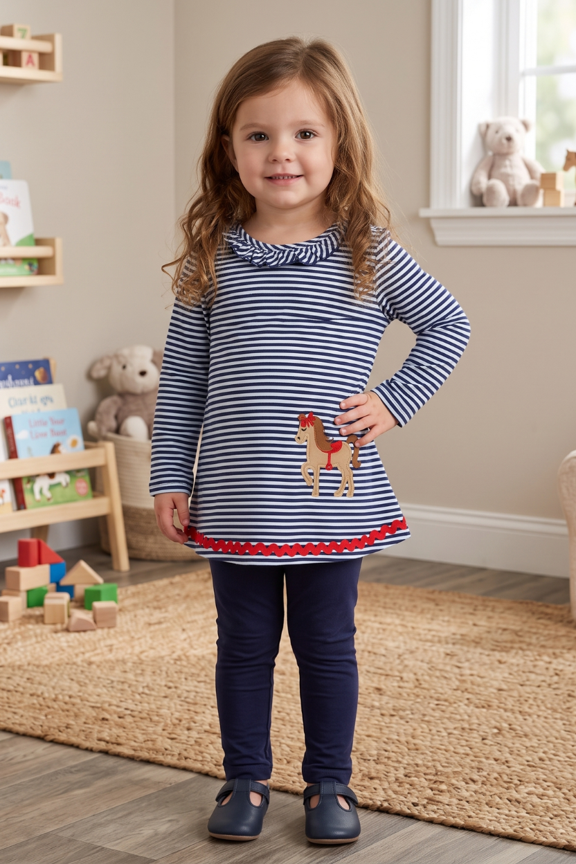 Triple Crown-Tunic Pant Set