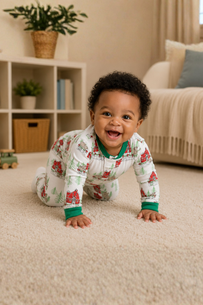 Christmas Farm Playsuit