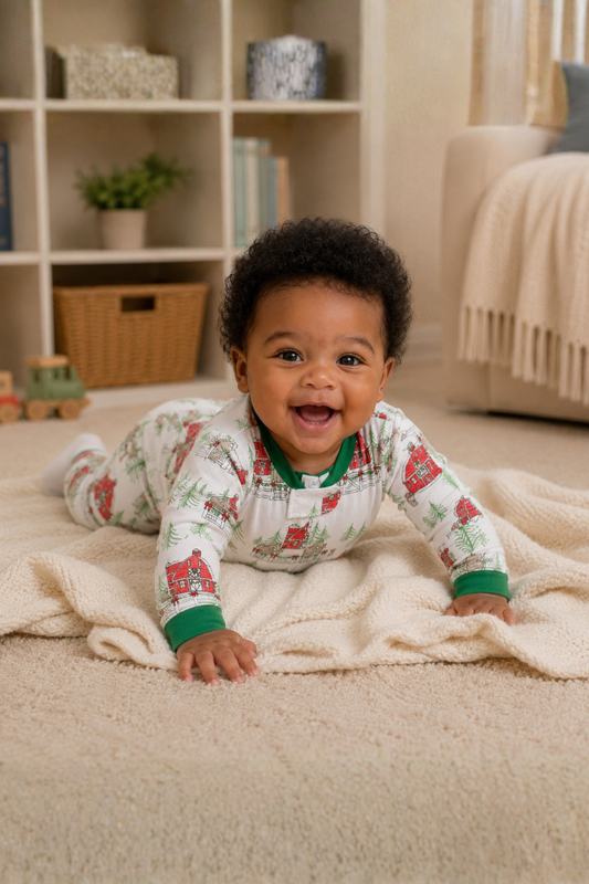 Christmas Farm Playsuit