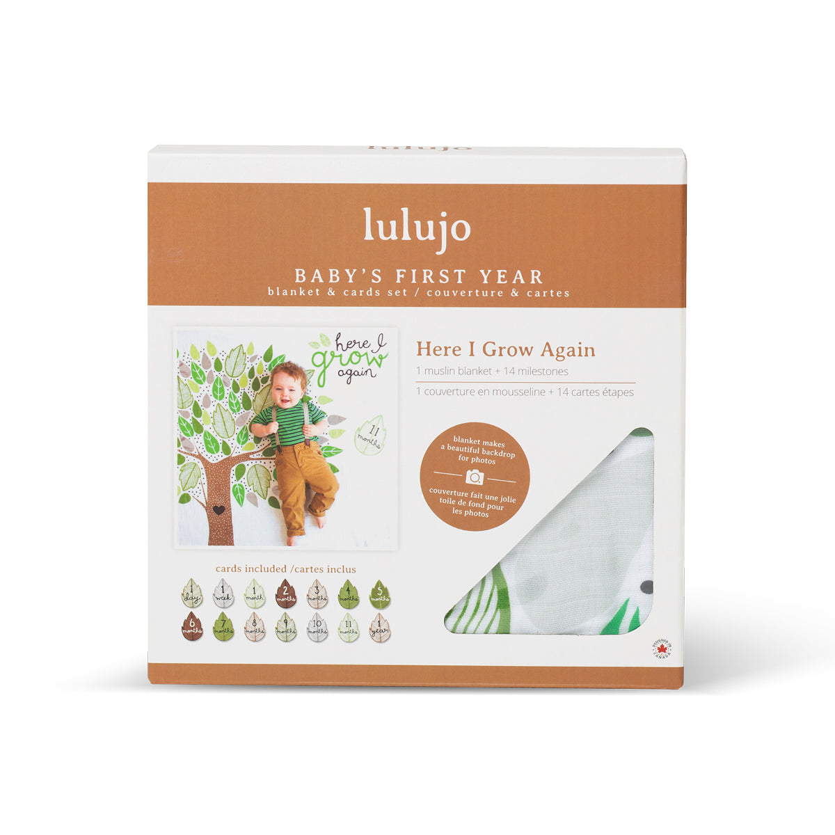 Milestone Blanket - Here I Grow