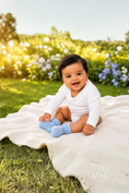 Load image into Gallery viewer, Non_Kick_Off_Bootie_Creative_Knitwear_F624_Blue_6_12M_1
