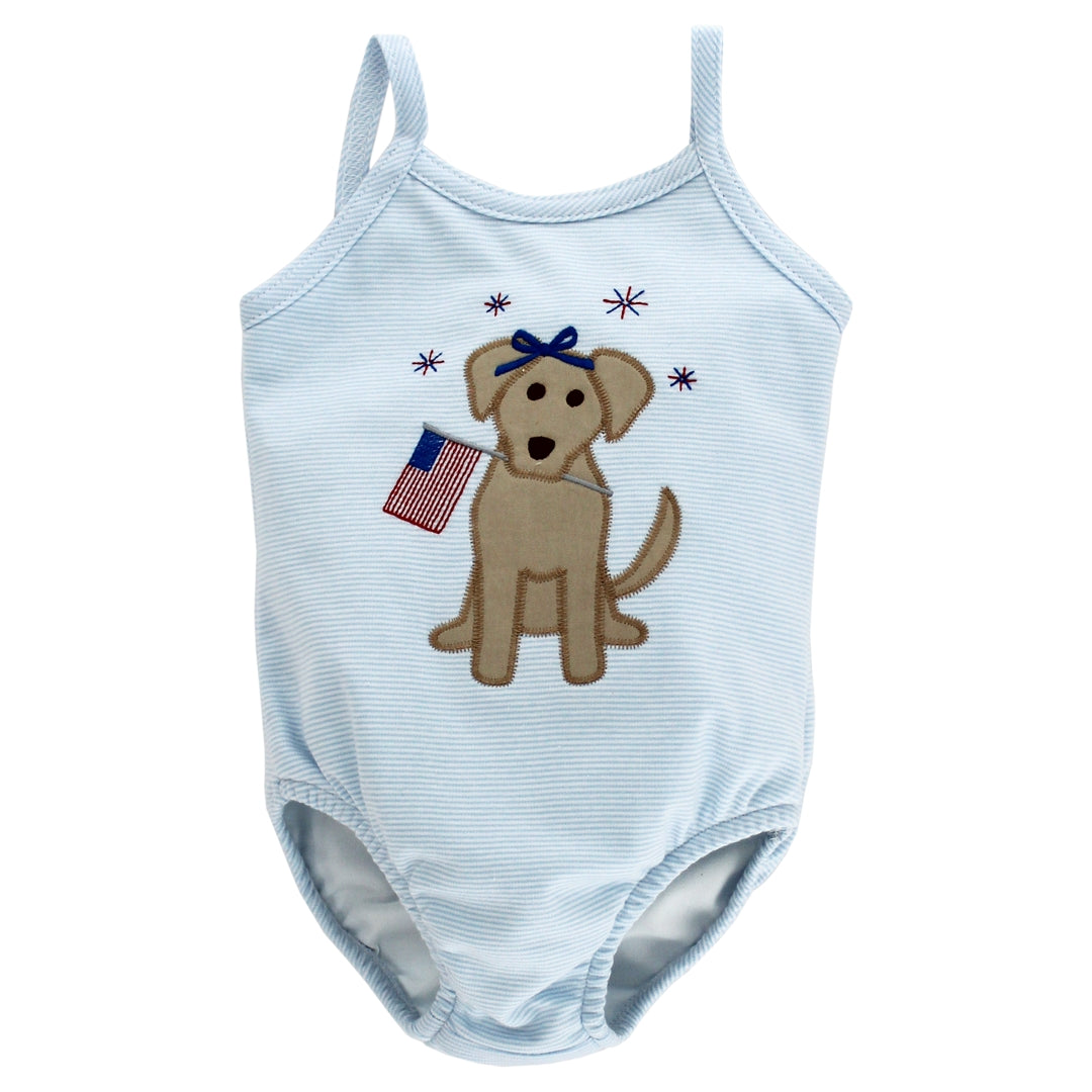Patriotic Pup-Girls One Piece_Bailey Boys_26124-GSWO