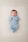 Load image into Gallery viewer, Preemie_Day_Gown_Creative_Knitwear_F104_Blue_Preemie_2
