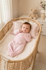 Preemie_Day_Gown_Creative_Knitwear_F104_Pink_Preemie_1