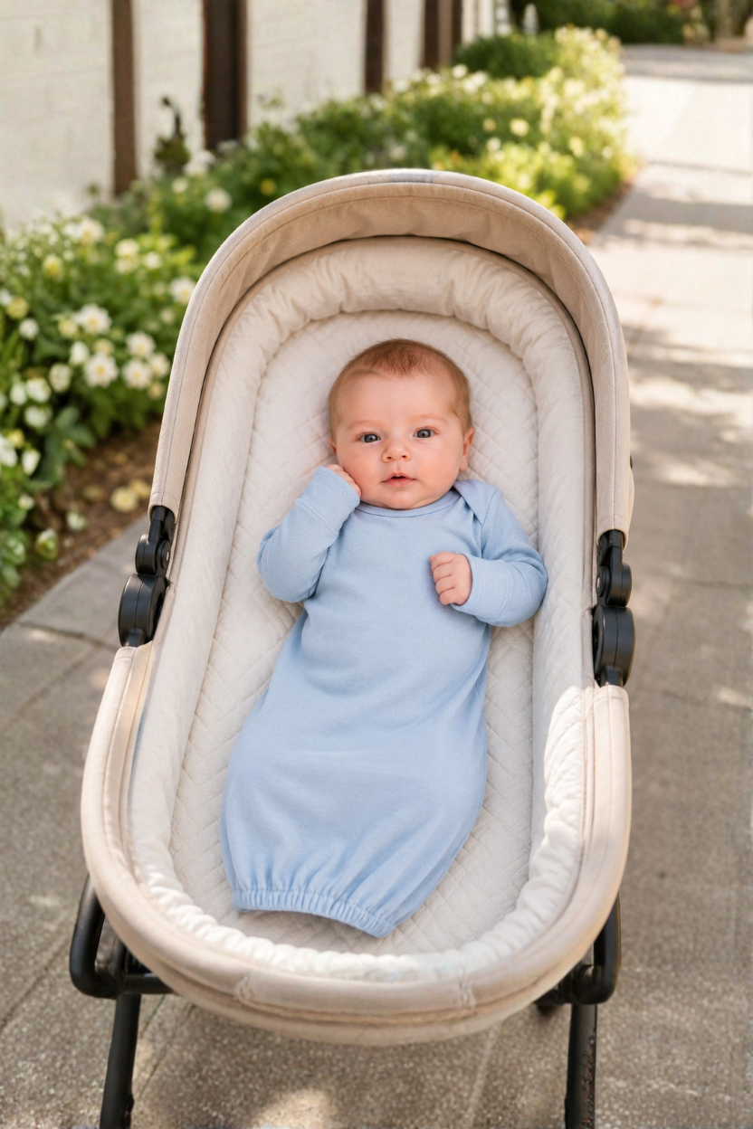 Preemie_Gown_Creative_Knitwear_F107_Blue_Preemie_1