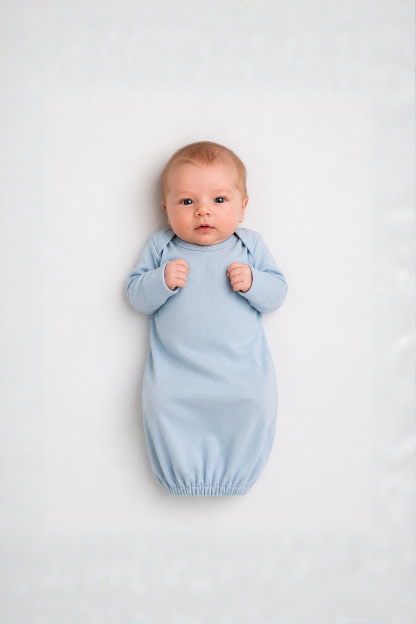 Preemie_Gown_Creative_Knitwear_F107_Blue_Preemie_2