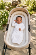 Load image into Gallery viewer, Preemie_Gown_Creative_Knitwear_F107_White_Preemie_1
