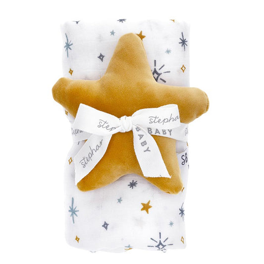 Swaddle with Plush Star