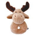 Load image into Gallery viewer, Swaddle with Moose Plush Rattle
