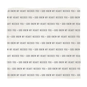 God Knew My Heart - Swaddle Blanket