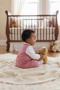 Load image into Gallery viewer, Red_Check_Smocked_Longall_Petit_Ami_&_Zubels_2844_3
