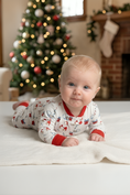 Load image into Gallery viewer, Santa_Milk_and_Cookies_Onesie_Ishtex_SMC1_1
