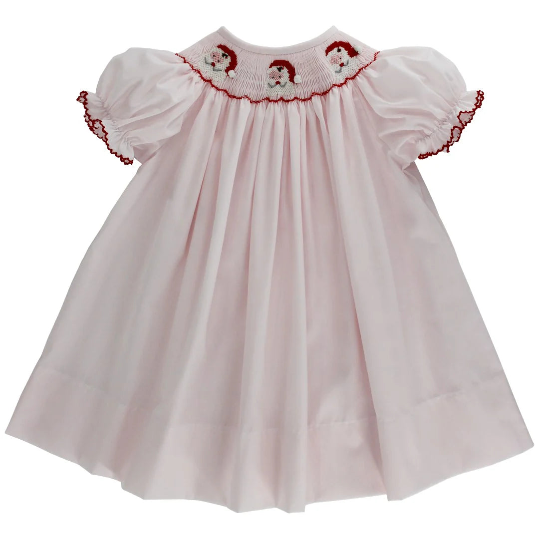 Smocked Santa - Bishop Dress_Bailey Boys_25725