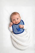 Load image into Gallery viewer, Striped_Bib_Creative_Knitwear_FKY453_Royal_White_New_Born_2

