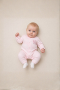 Load image into Gallery viewer, Striped_Convertible_Creative_Knitwear_FKY462_Pink_White_0_3M_2
