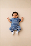 Load image into Gallery viewer, Striped_Convertible_Creative_Knitwear_FKY462_Royal_White_0_3M_2
