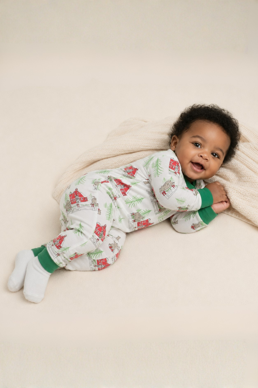 Christmas Farm Playsuit
