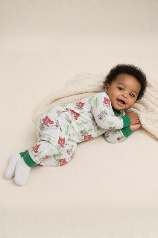 Christmas Farm Playsuit