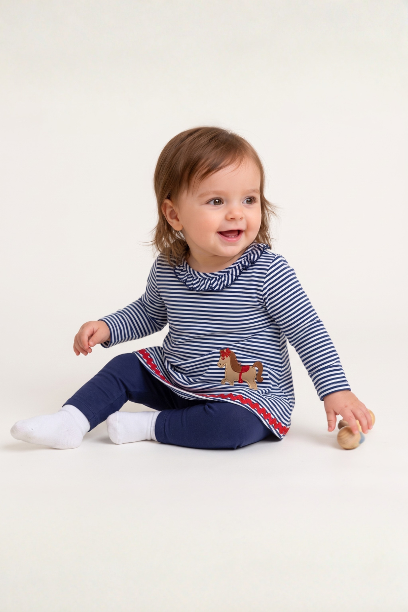 Triple Crown-Tunic Pant Set