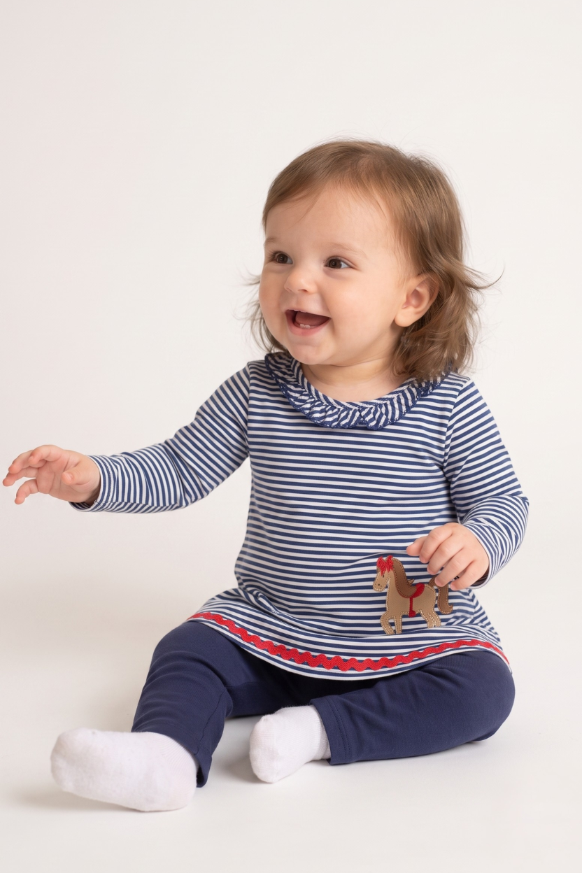 Triple Crown-Tunic Pant Set