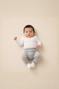 Load image into Gallery viewer, Sweater_Knit_Pocket_Baby_Pants_Viverano_Organics_256230_HG_36M_2
