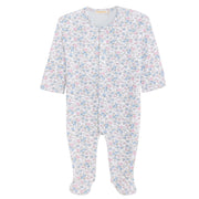 Tiny Soft Floral Printed Pima Footie_Baby Club Chic_FOO007298