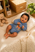 Load image into Gallery viewer, Triple_Crown_Knit_Infant_Bubble_Bailey_Boys_26507_KIBB_6M_1
