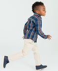 Load image into Gallery viewer, Boys Khaki Stretch Chino Pants
