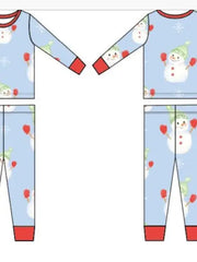 Snowmen on Two Piece Pajama Pants Set