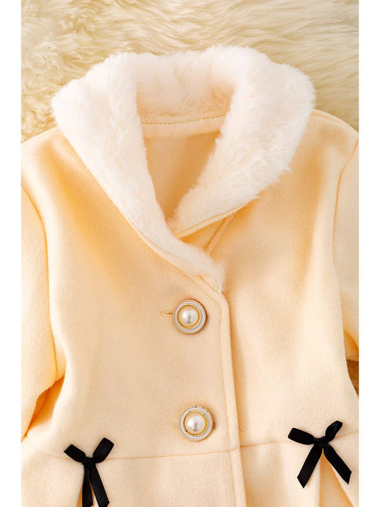 Lined Jacket with Cozy Fur Trim