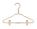 Load image into Gallery viewer, Kids Gold Aluminum Hanger W/ Clips (5 Pcs Per Paper Sleeve)
