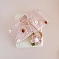 Load image into Gallery viewer, Cotton Strawberry Flower Baby Cardigan Sweater
