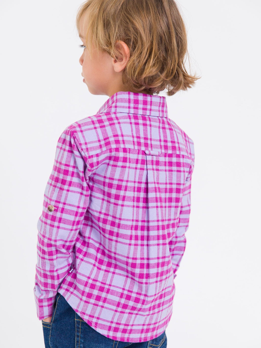 Harper Plaid Long Sleeve Button Down Shirt