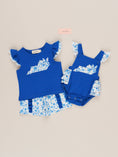 Load image into Gallery viewer, Kentucky Embroidered Floral Ruffle Outfit
