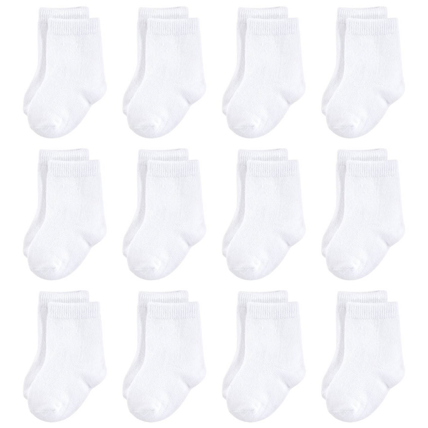 Touched By Nature Organic Cotton Socks 12-Pack