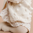 Load image into Gallery viewer, Cream Popcorn Knit Cardigan Baby Sweater
