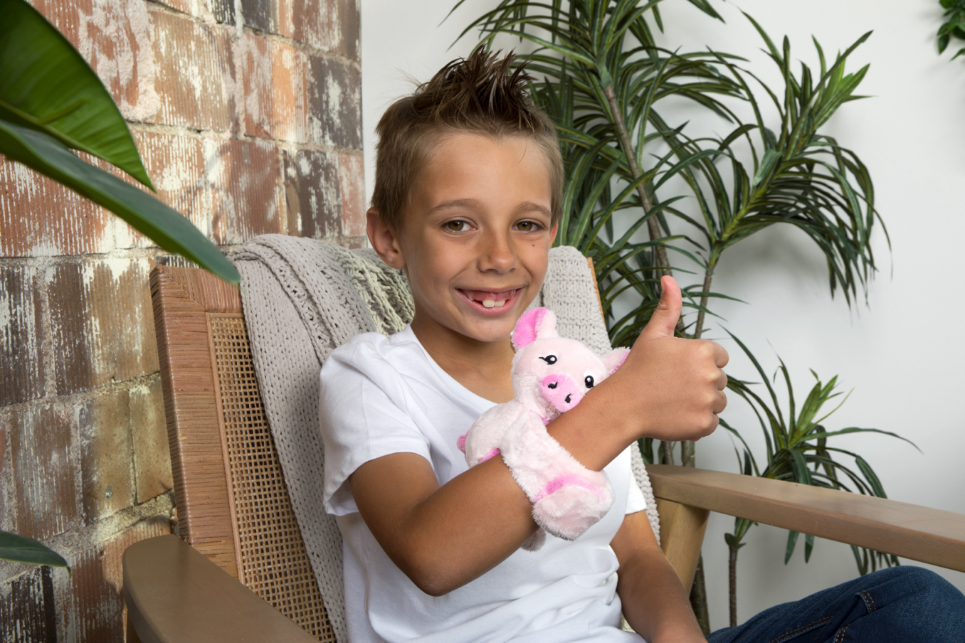 Hug Baby Harper the Pig