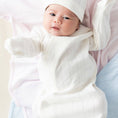 Load image into Gallery viewer, Love Lines Tofu Gown Hat Set
