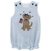 Patriotic Pup-Knit Infant Bubble