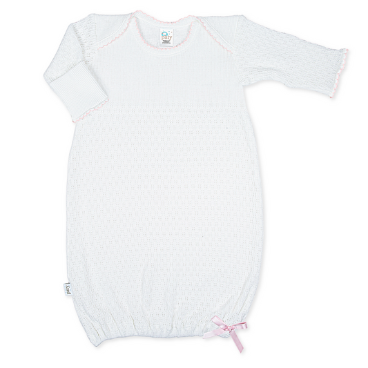 Overlap Shoulder Gown with Bow